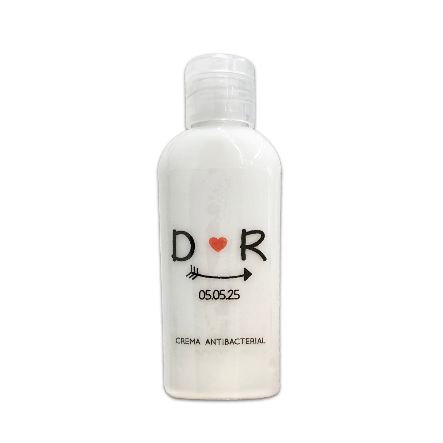 Gel Antibacterial ó Crema para Boda Personalizado Mod. 29 Sonrisa