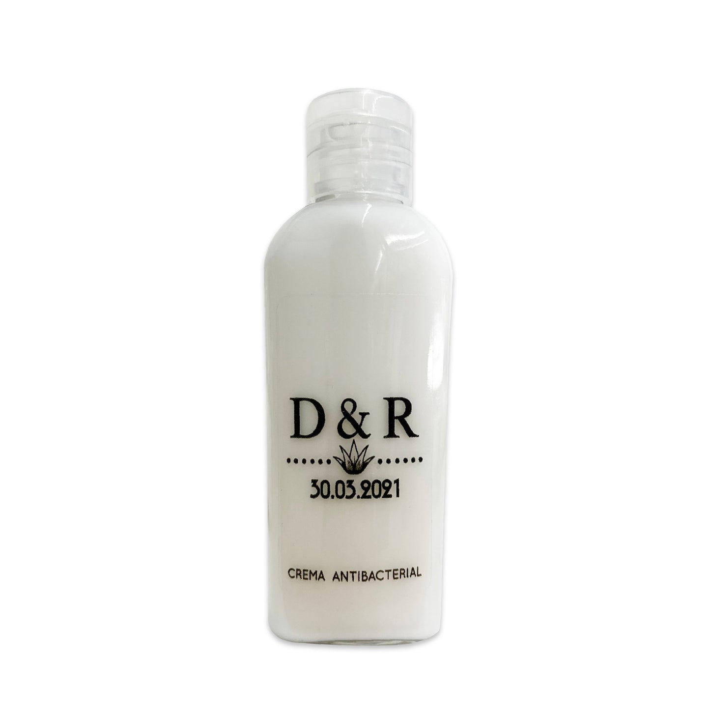 Gel Antibacterial ó Crema para Boda Personalizado Mod. 40 Maguey