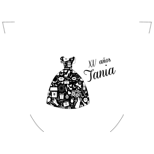 Pantufla Mod 124 Vestido Ampon | Festiboda