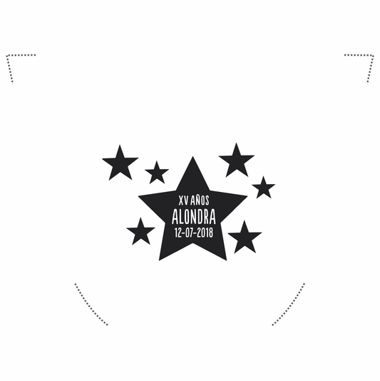 Pantufla Mod 156 Estrellas | Festiboda