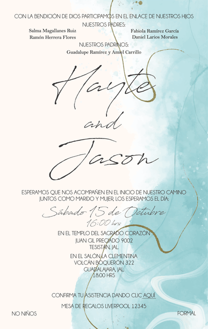 Invitación Mod . 16 AND | Festiboda