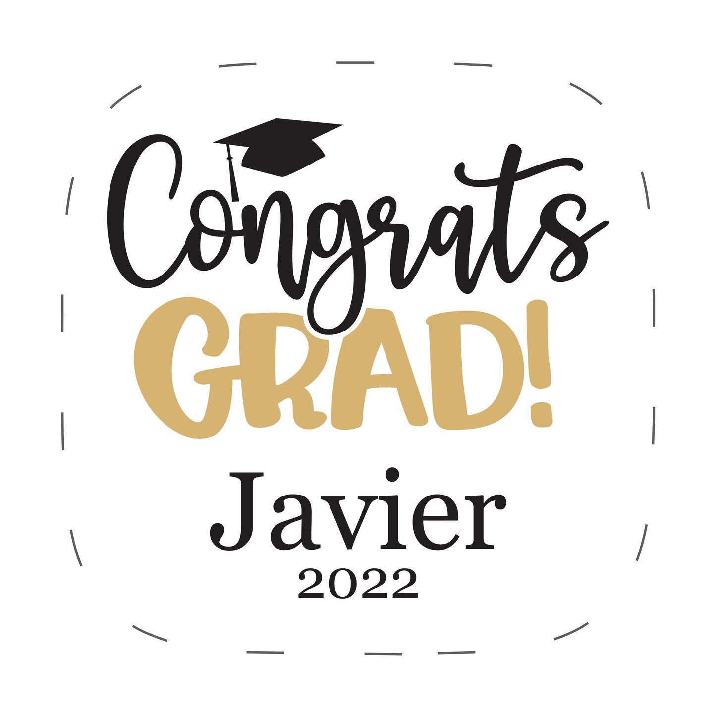 Cilindro para graduacion - Mod. 175 Congrats 🧴 | Festiboda