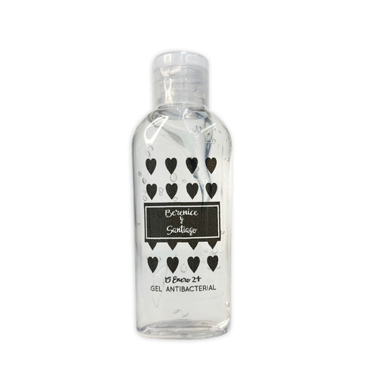 Gel Antibacterial ó Crema para Boda Personalizado Mod. 18 Lluvia