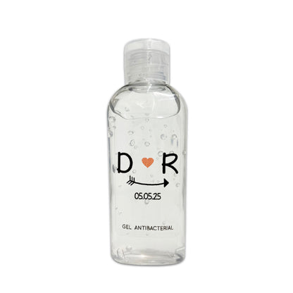 Gel Antibacterial ó Crema para Boda Personalizado Mod. 29 Sonrisa