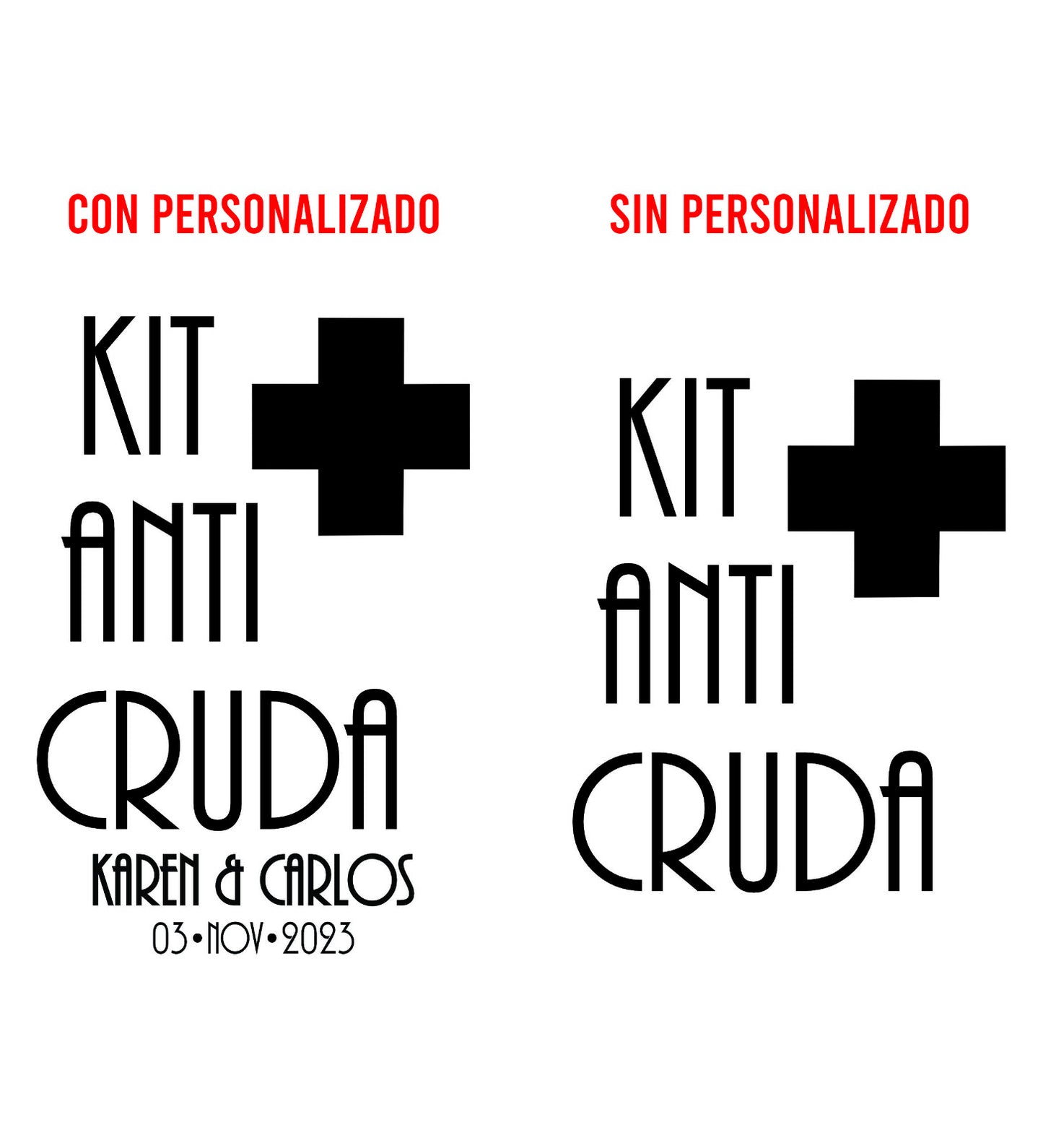 Costalito para Kit Anticruda para Boda mod. 8 Eclectico 💍