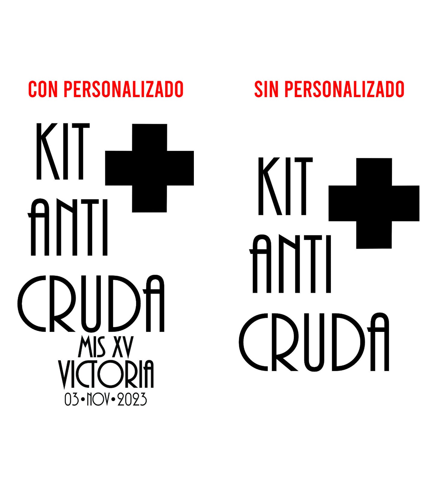 Costalito para Kit Anticruda para XV Años mod. 8 Eclectico XV 🎁