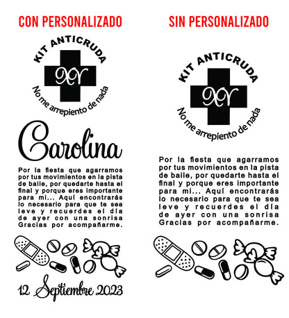 Costalito para Kit Anticruda para XV Años mod. 2 Clásico XV 🎁