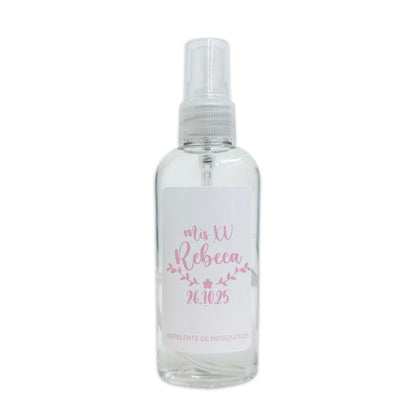 Repelente para XV Años Personalizado – Mod. #1 Rosita 🦟