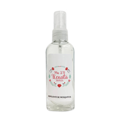 Repelente para XV Años Personalizado – Mod. #4 Colorido 🦟