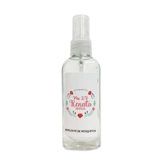 Repelente para XV Años Personalizado – Mod. #4 Colorido 🦟