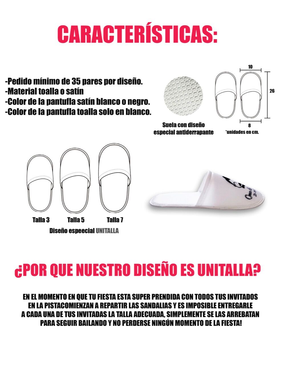 Pantufla Mod 12 Flecha Corazón