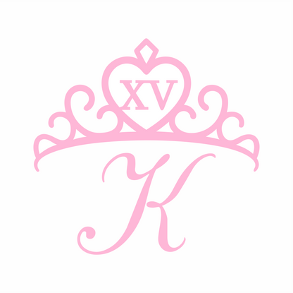 Abanico para XV años Personalizado - Mod. 517 Corona | Festiboda