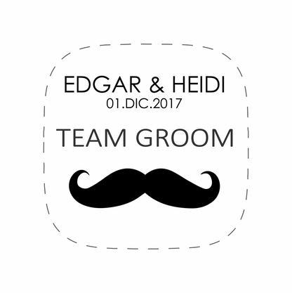 Cilindro para Boda y Despedida de Soltera  - - Mod. 49 Groom 💍