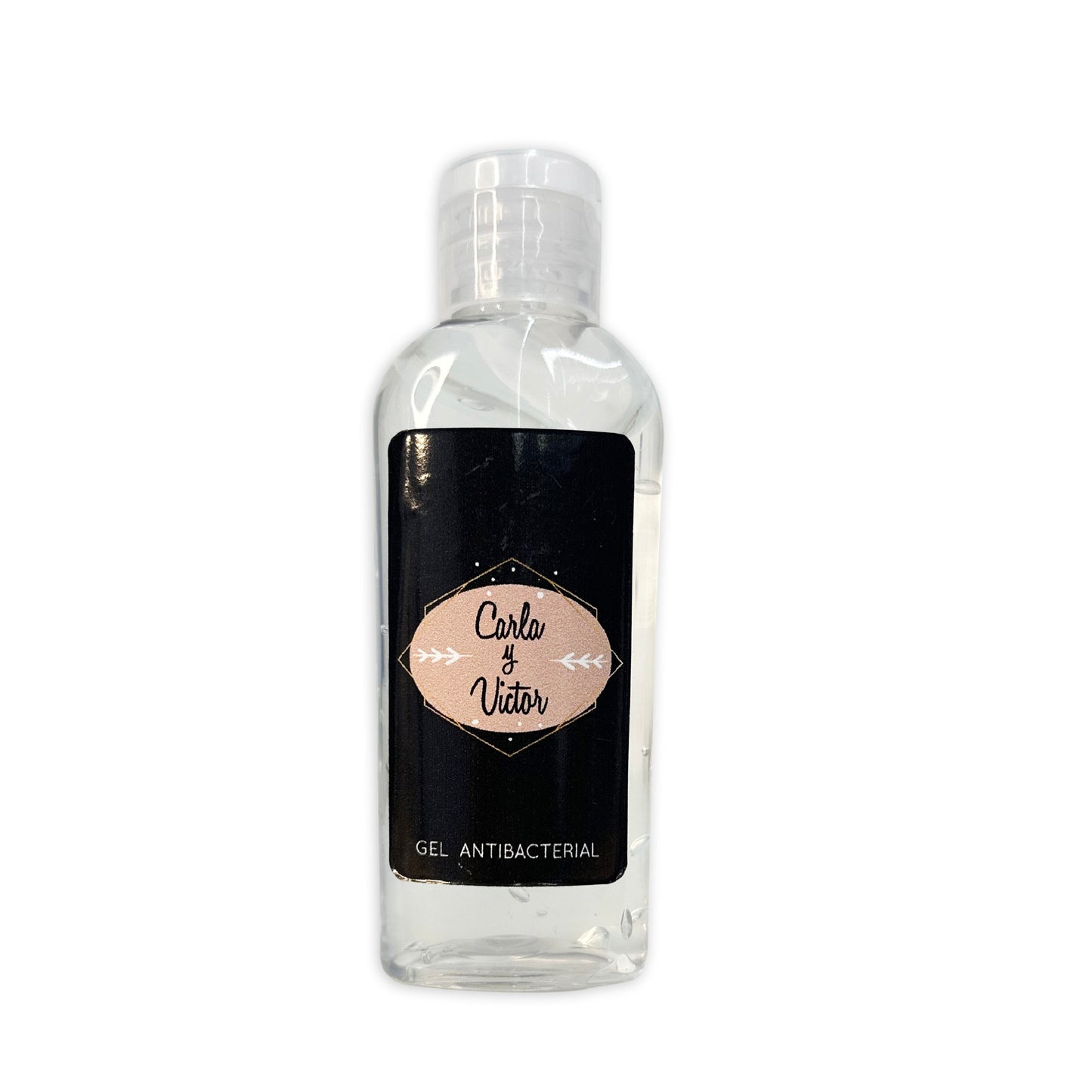 Gel Antibacterial ó Crema para Boda Personalizado Mod. 25 Pareja