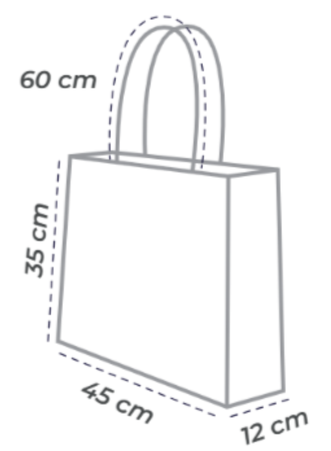 ECO-BOLSA MARKET 35 x 45 +12 cm | Festiboda