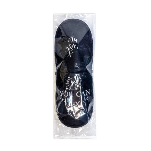 Pantufla para Boda Mod 197   --You can dance-- ( Tela : Negra Tin