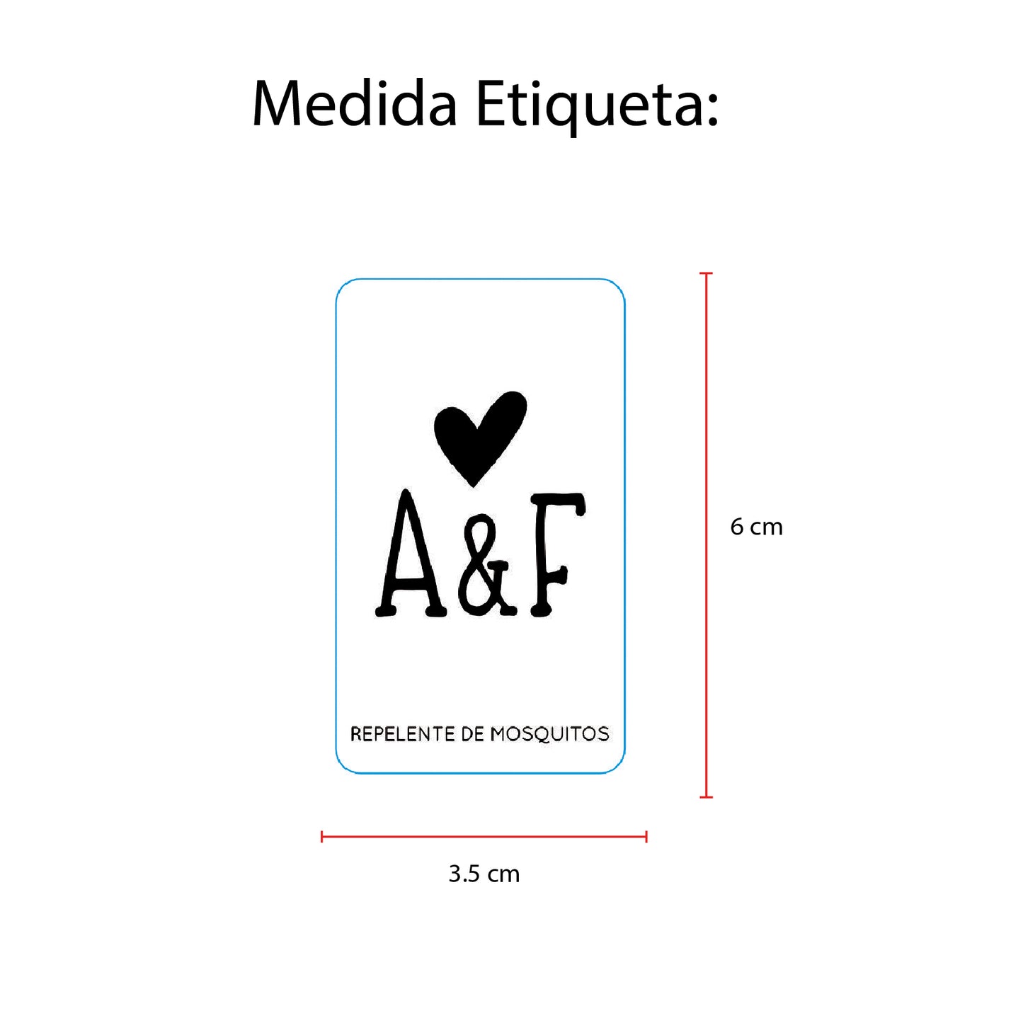 Personaliza Totalmente Repelente para Boda Personalizados y Event