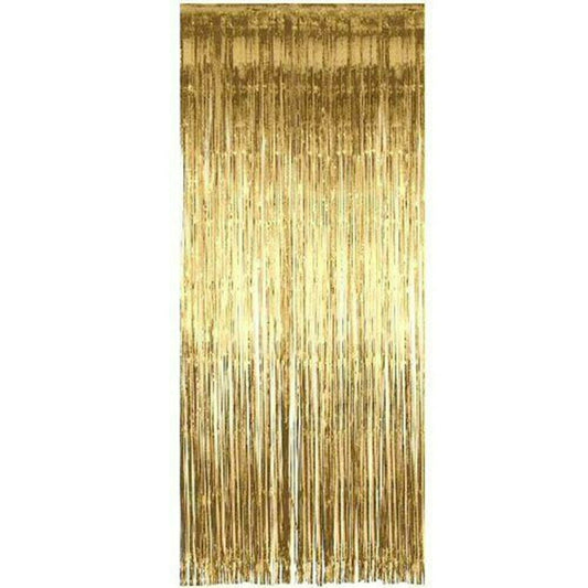 Cortina Tira Metálica Oro | Festiboda