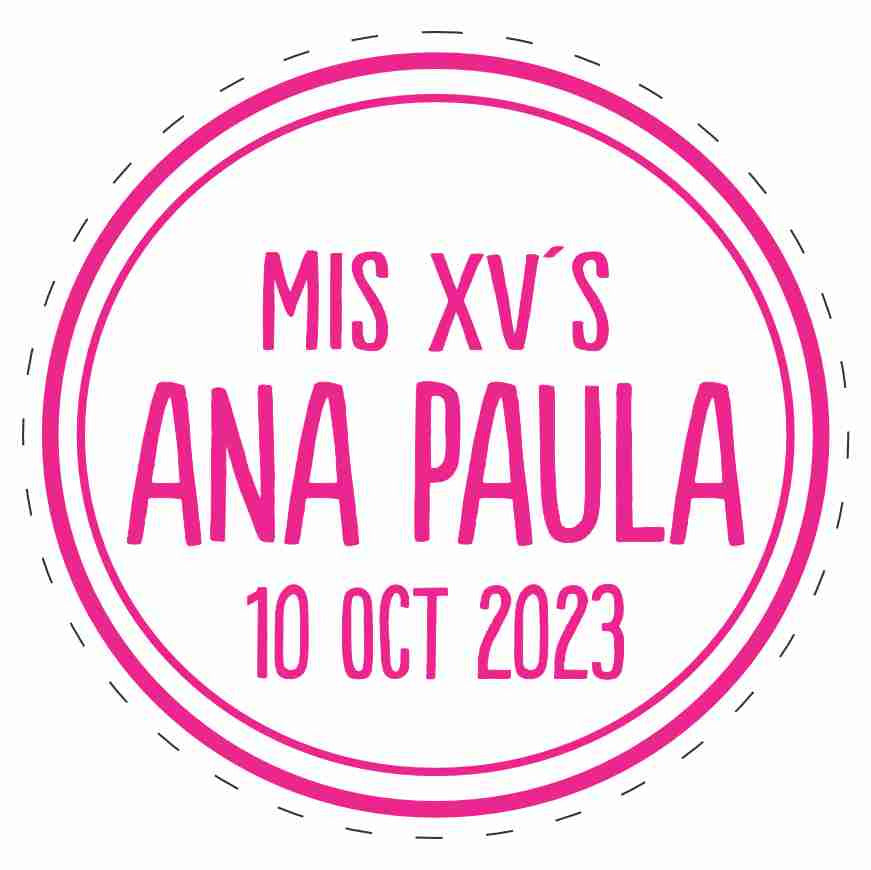 Cilindro para XV años - Mod. 23 Miss XV 🧴 | Festiboda